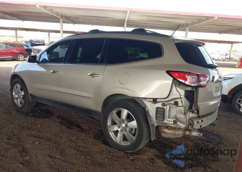 2015 Chevrolet Traverse Ltz из США, поврежденный, VIN 1GNKRJKDXFJ346104